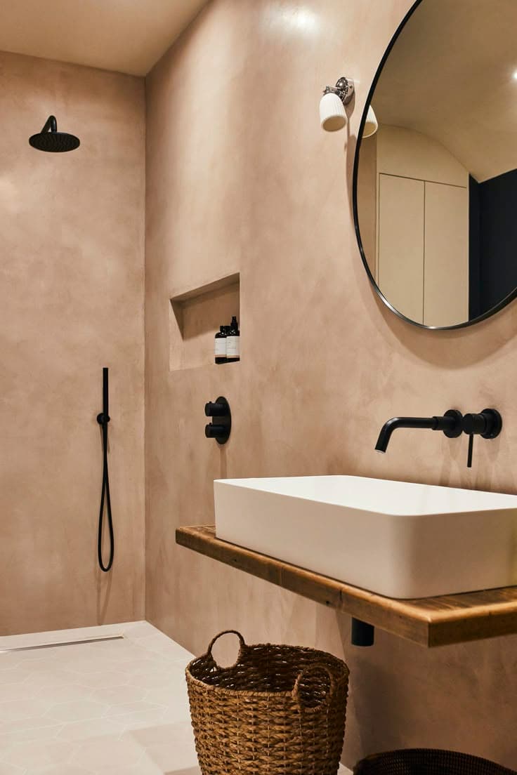 Luxury Beige Tadelakt Microcement for Wetrooms & Renovations Luxury Beige Tadelakt Microcement for Wetrooms & Renovations